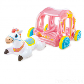 Надувной игровой центр - карета Intex 56514, 145 x 135 x 104 см