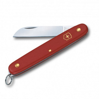 Складной садовый нож Victorinox EcoLine Floral Красный (3.9051)