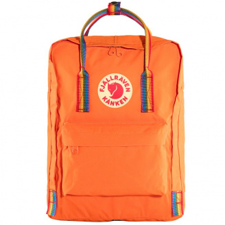 Рюкзак Fjallraven Kanken Rainbow Burnt Orange/Rainbow Pattern (1004-23620.212-907)