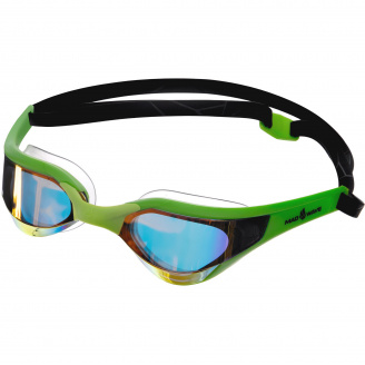 Очки для плавания MadWave RAZOR Rainbow M042703 Зеленый-Черный