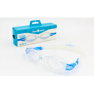 Очки для плавания MadWave CLEAR VISION M043106 Голубой