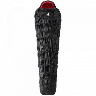 Спальник Deuter Exosphere 0° L Black-Fire L левый (1052-3700221 7530 1)