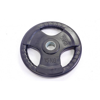 Блины диски обрезиненные Record TA-5706-15 15кг Черный