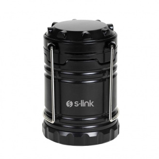 Фонарь кемпинговый на батарейках S-link SL-8710 200 лм Черный