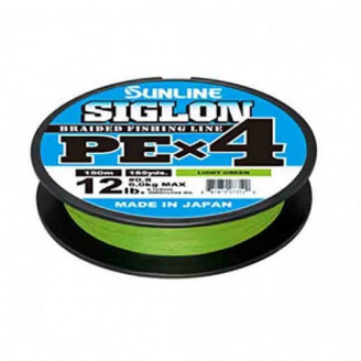 Шнур Sunline Siglon PE х4 300m (салат.) #1.7/0.223mm 30lb/13.0kg