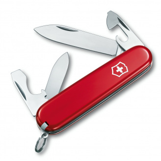 Швейцарский нож Victorinox Recruit 84 мм 10 функций Красный в блистере (0.2503.B1)