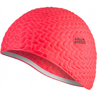 Шапка для плавания Aqua Speed Bombastic Tic-Tac 5723 One Size Красный (5908217657237)