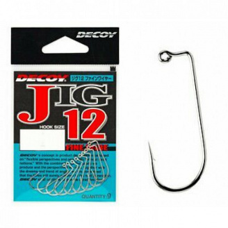 Крючок Decoy Jig 12 Fine Wire 08 9 шт/уп (1013-1562.09.27)