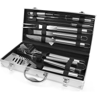 Набор для мангала 43х21х8см BBQ Tools Set AL 10/ 8995