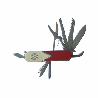 Складной нож Volkswagen Licences Multi FCT Knife 10 инструментов Желто-красный (40610042YERE)