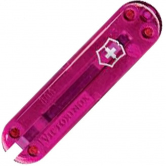 Накладка на нож Victorinox 58мм передняя из лого Fa+ Розовый неон (1049-VxC6205.T3)