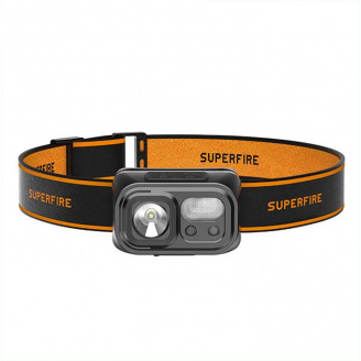Фонарь налобный аккумуляторный SuperFire HL23-S 350 Lumen IP44 Black