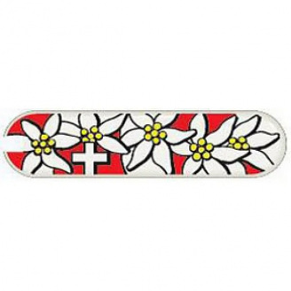 Накладка на нож Victorinox 58мм задняя Fa Белый/Красный (1049-VxC6284.4)