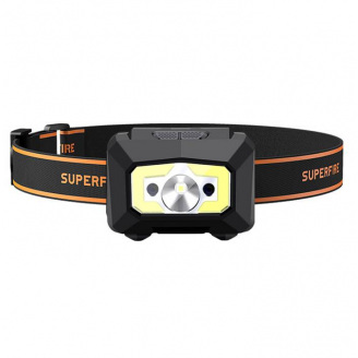 Фонарь налобный аккумуляторный X30 Superfire 340 Lumen IP44