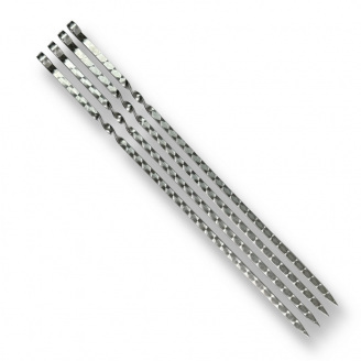 Шампуры с ручкой и кольцом Gorillas BBQ SKK75 40 см 4 шт (5458)
