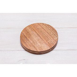 Беспроводная зарядка для смартфонов с поддержкой QI ecoWalnut 100x100x14 мм