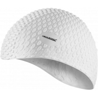 Шапочка для плавания Aqua Speed Bubble Белый One Size (1000-102-05)
