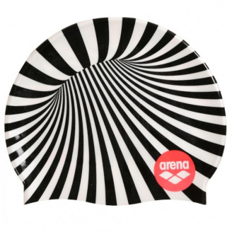 Шапочка для плавания Arena Print 2 White Black One Size (1097-1E368-257 UNI)