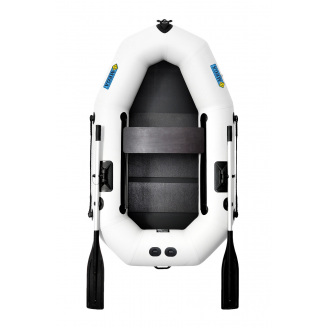 Лодка пвх надувная гребная одноместная ΩMega 190LS PS светлая