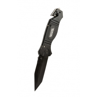Нож складной MASTERTOOL GM ELMAX 207х37х16 мм черное (79-0124)