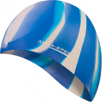 Шапочка для плавания Aqua Speed ​​Bunt Сине-белый One Size (1000-113-55)