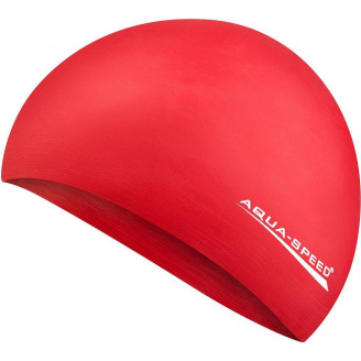 Шапочка для плавания Aqua Speed Soft Latex Красный One Size (1000-122-31)