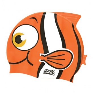 Шапочка для плавания Zoggs Character Silicone Cap Оранжевый One Size (1000-300710.OR)