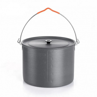 Котелок Naturehike Camping NH19CJ003 10 л Серый (1047-6927595738276)