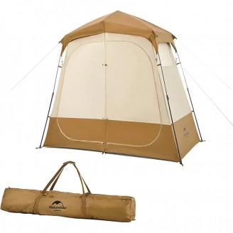Палатка душовая зональная Naturehike NH22ZP006 240х200х120 см Коричневый (1047-6927595703984)