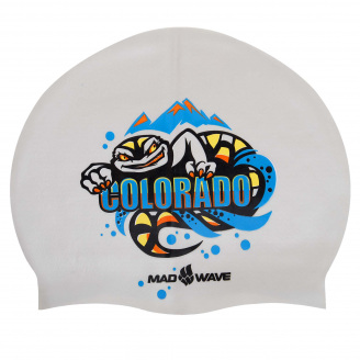 Шапочка для плавания MadWave COLORADO M055838 One Size Серебряный