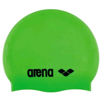 Шапочка для плавания Arena Classic Silicone Jr Lime Black One Size (1097-91670-065 UNI)