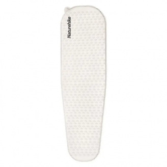 Коврик самонадувной Naturehike CNK2300DZ013 овальный 185х55х3.5см Светло-серый (1047-6976023926983)
