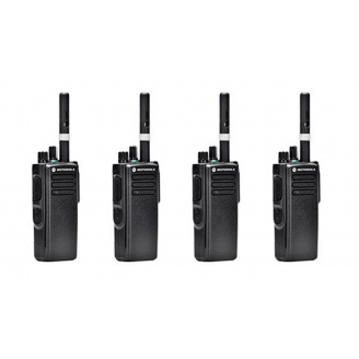 Комплект 4 шт рация Motorola DP4400e VHF AES-256 шифрование