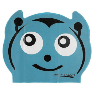 Шапочка для плавания Aqua Speed Zoo Latex Turquoise One Size (1000-116-ufo)