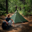 Палатка одноместная с острой верхушкой Naturehike NH17T030-L 210x210x135 см Темно-зеленый (2328781338) Винница