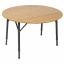Стол Bo-Camp Poundbury Round 90x90 см Светло-коричневый (DAS302111) Красноград