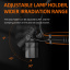Фонарь налобный аккумуляторный масштабируемый SuperFire HL71 500 Lumen IP43 Black Лубны