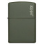 Зажигалка бензиновая Zippo Green Matte Logo (221ZL) Доманёвка