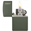 Зажигалка бензиновая Zippo Green Matte Logo (221ZL) Доманёвка