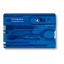 Набор Victorinox Swisscard 82x54x4 мм 10 функций Синий (0.7122.T2) Ізюм
