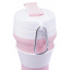 Складной силиконовый стакан с крышкой и трубочкой Tonna Waist MARSHMALLOW 1 Новомосковск