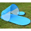 Подстилка пляжная RIAS самораскладная с навесом 180х79х60 см Blue (3_01063) Покровск
