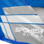 Палатка пляжная Spokey Altus 195x100x85 см Желто-синяя Березнегувате