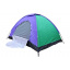 Палатка туристическая 3-х местная кемпинговая No Brand Camping Spot 2х1.5х1.1м Сине-зеленый Черноморск