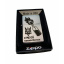 Зажигалка бензиновая ZIPPO Satin Chrome 205 с гравировкой Бандерівське Смузі Серебристая (205 BS) Костопіль