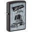 Зажигалка бензиновая Zippo 218 Car Ad Design Черно-серая (48572) Новомосковськ