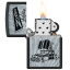 Зажигалка бензиновая Zippo 218 Car Ad Design Черно-серая (48572) Новомосковськ