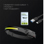 Фонарь налобный сенсорний аккумуляторный SuperFire HL65 120 Lumen IPX4 Black Броды