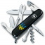 Складной нож Victorinox Climber Ukraine Трезубец готический сине-желтый (1.3703.3_T0636u) Чорноморськ