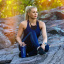 Шейкер спортивний Smartshake Original2GO One 800ml Navy Blue Ворожба